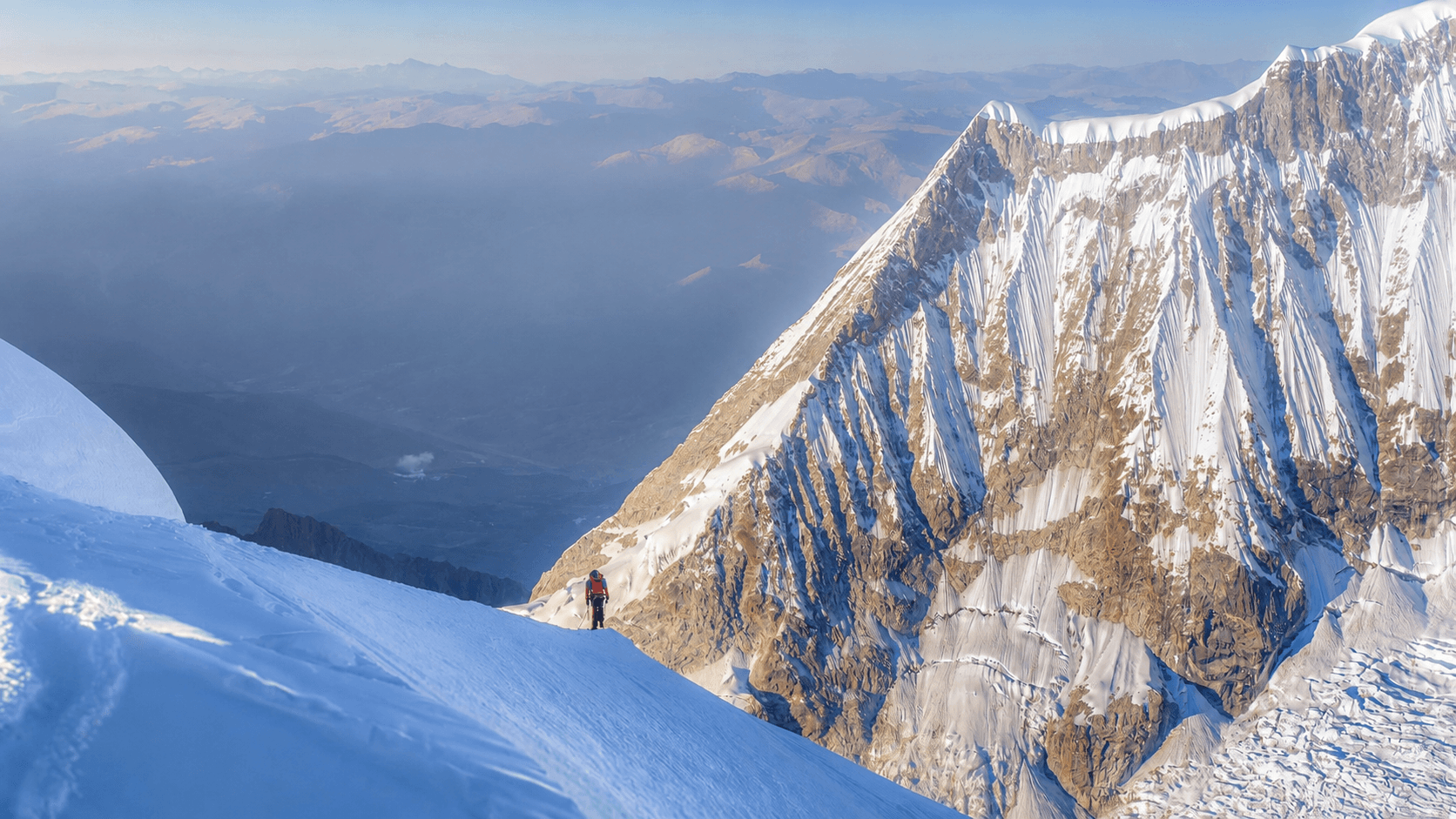 Remote Himalayan exploratory expedition terrain