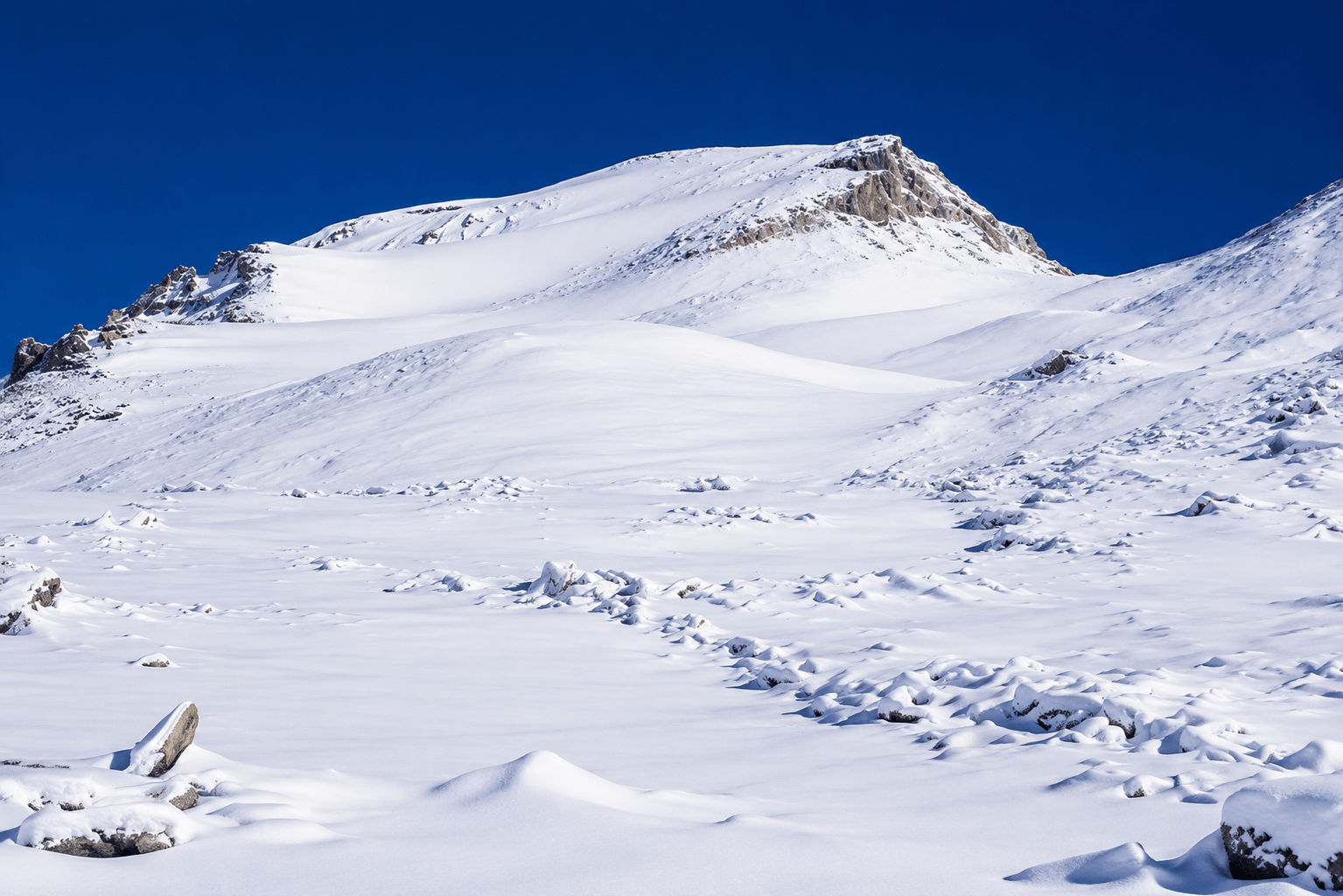 Yunam Peak Expedition (6111m) Himalayan expedition landscape